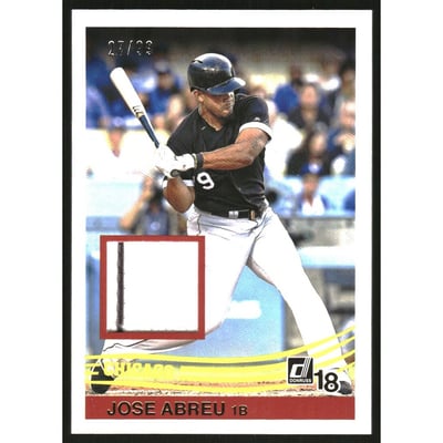 2018 Donruss '84 Retro Materials Gold #R84JA Jose Abreu