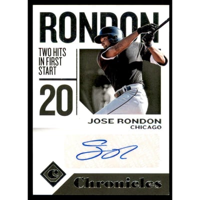 2018 Panini Chronicles Autographs #CAJR Jose Rondon