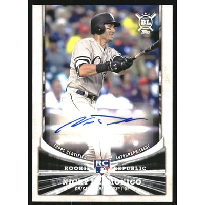 2018 Topps Big League Rookie Republic Autographs #RRND Nicky Delmonico