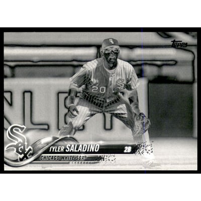 2018 Topps Black and White Negative #258 Tyler Saladino