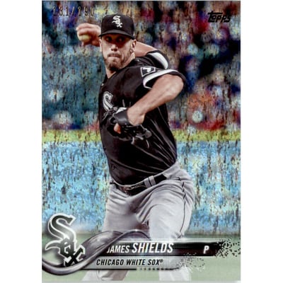 2018 Topps Factory Set Foilboard #386 James Shields
