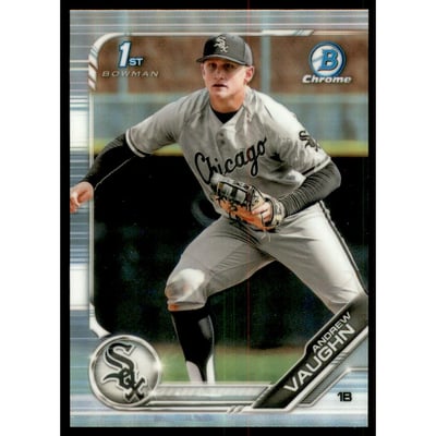 2019 Bowman Chrome Draft Refractors #BDC100 Andrew Vaughn