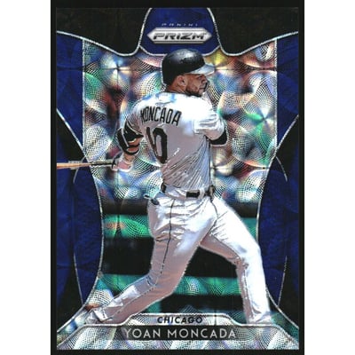 2019 Panini Prizm Prizms Navy Blue Kaleidoscope #56 Yoan Moncada