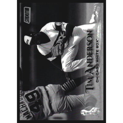 2019 Stadium Club Black and White #48 Tim Anderson
