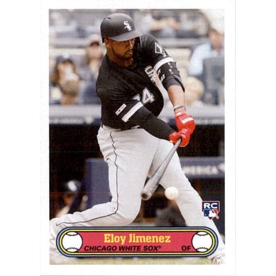 2019 Topps 582 Montgomery '72 Poster Design #2 Eloy Jimenez