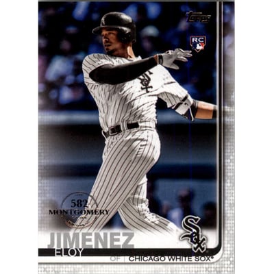 2019 Topps Factory Set 582 Montgomery #670 Eloy Jimenez