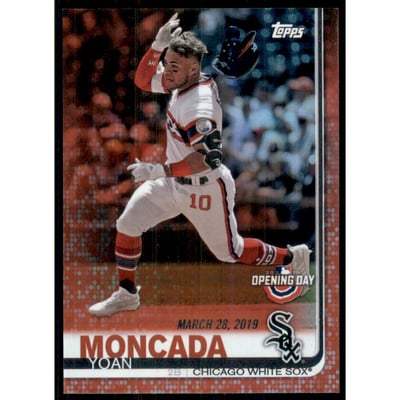 2019 Topps Opening Day Red Foil #89 Yoan Moncada