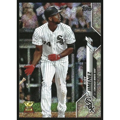2020 Topps Factory Set Walmart Foilboard #49 Eloy Jimenez CUP