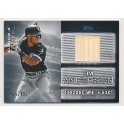 2020 Topps Major League Materials Black #MLMTA Tim Anderson