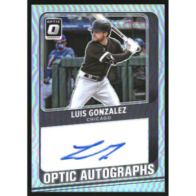 2021 Donruss Optic Autographs Holo #3 Luis Gonzalez
