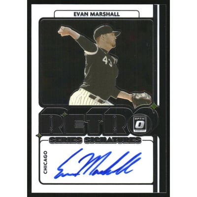 2021 Donruss Optic Retro Signature Series #27 Evan Marshall