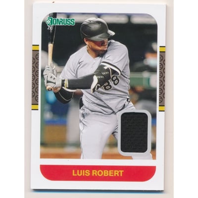 2021 Donruss Retro '87 Materials #87MLR Luis Robert
