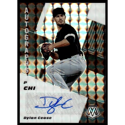 2021 Panini Mosaic Autographs Mosaic #3 Dylan Cease