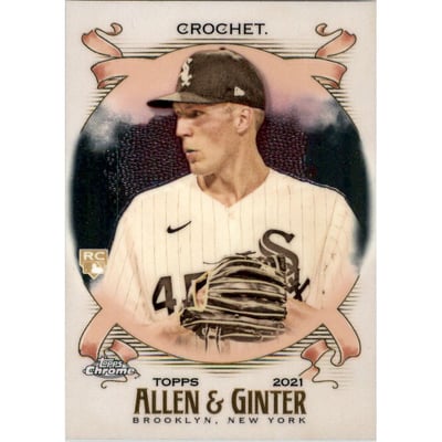 2021 Topps Allen and Ginter Chrome #220 Garrett Crochet RC