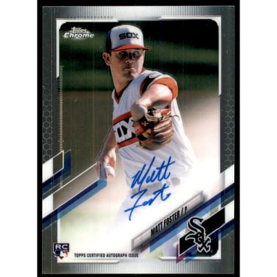 2021 Topps Chrome Rookie Autographs #RAMF Matt Foster