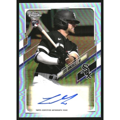 2021 Topps Chrome Update Autographs #CUSALG Luis Gonzalez