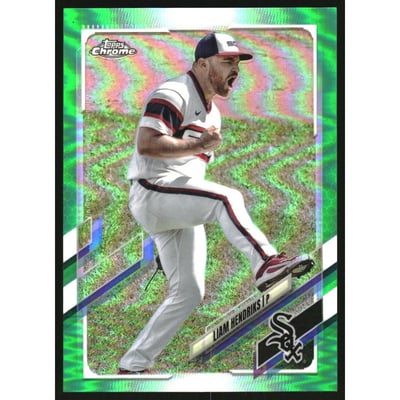 2021 Topps Chrome Update Green Refractors #USC87 Liam Hendriks