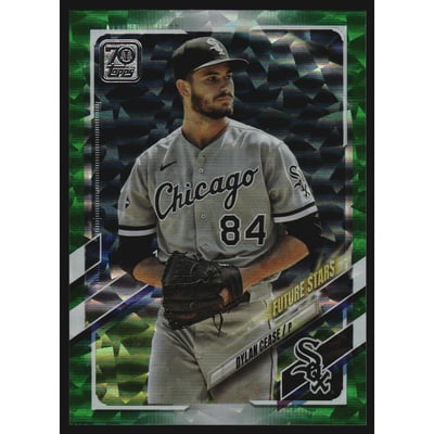 2021 Topps Green Foil #435 Dylan Cease FS