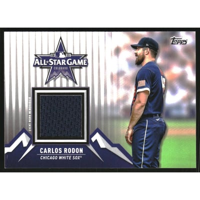 2021 Topps Update All-Star Stitches Relics #ASSCCR Carlos Rodon