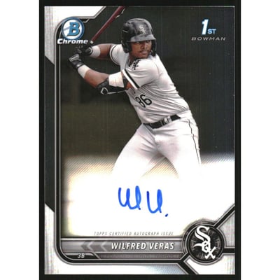 2022 Bowman Chrome Prospect Autographs #CPAWV Wilfred Veras
