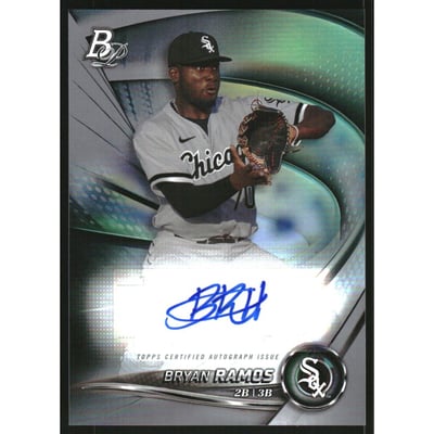 2022 Bowman Platinum Top Prospects Autographs #TOP89 Bryan Ramos