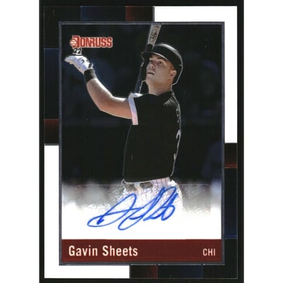 2022 Donruss Optic Retro '88 Signatures #4 Gavin Sheets