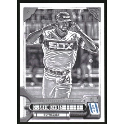 2022 Topps Gypsy Queen Black and White #163 Eloy Jimenez