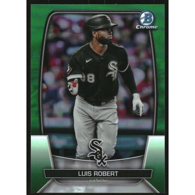2023 Bowman Chrome Green Refractors #76 Luis Robert