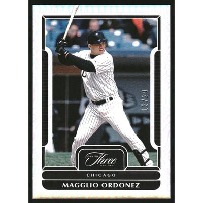 2023 Panini Three and Two Holo Silver #83 Magglio Ordonez