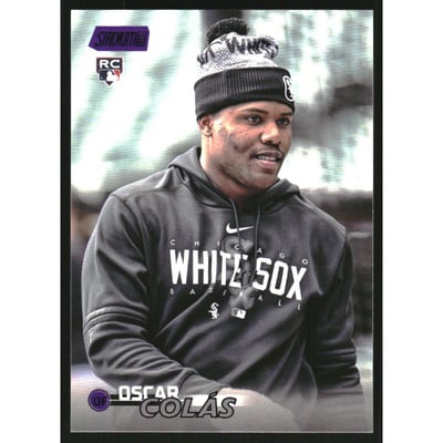 2023 Stadium Club Purple Foil #244 Oscar Colas