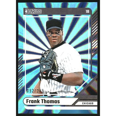 2024 Donruss Carolina Blue Laser #13 Frank Thomas