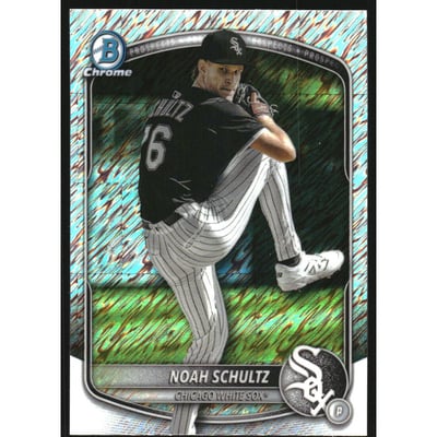2025 Bowman Chrome Prospects Shimmer Refractors #BCP177 Noah Schultz