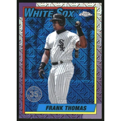 2025 Topps '90 Topps Silver Pack Chrome Blue Refractors #T90C4 Frank Thomas