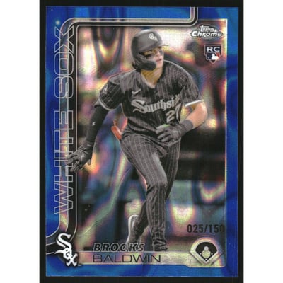 2025 Topps Chrome Blue Lava Refractors #3 Brooks Baldwin