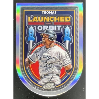 2025 Topps Cosmic Chrome Launched Into Orbit #LIO-43 Frank Thomas