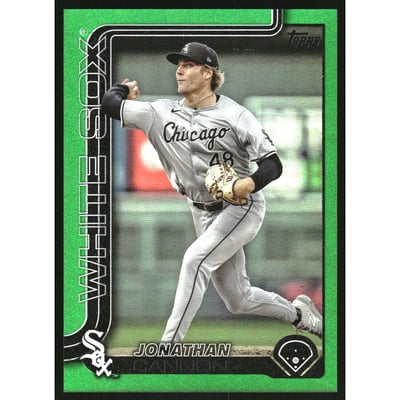 2025 Topps Green Rainbow Foil #660 Jonathan Cannon