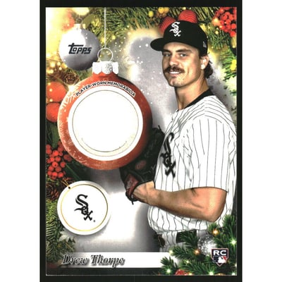 2025 Topps Holiday Player Relics #PRDT Drew Thorpe