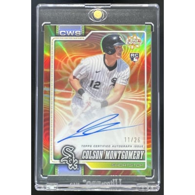 2026 Topps Chrome Radiating Rookies #RR-CM Colson Montgomery RC SSP Auto /26