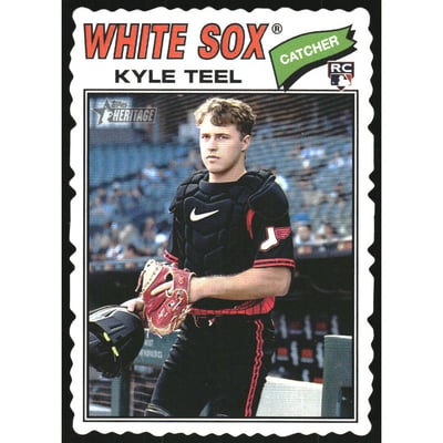 2026 Topps Heritage Deckle Edge #182 Kyle Teel