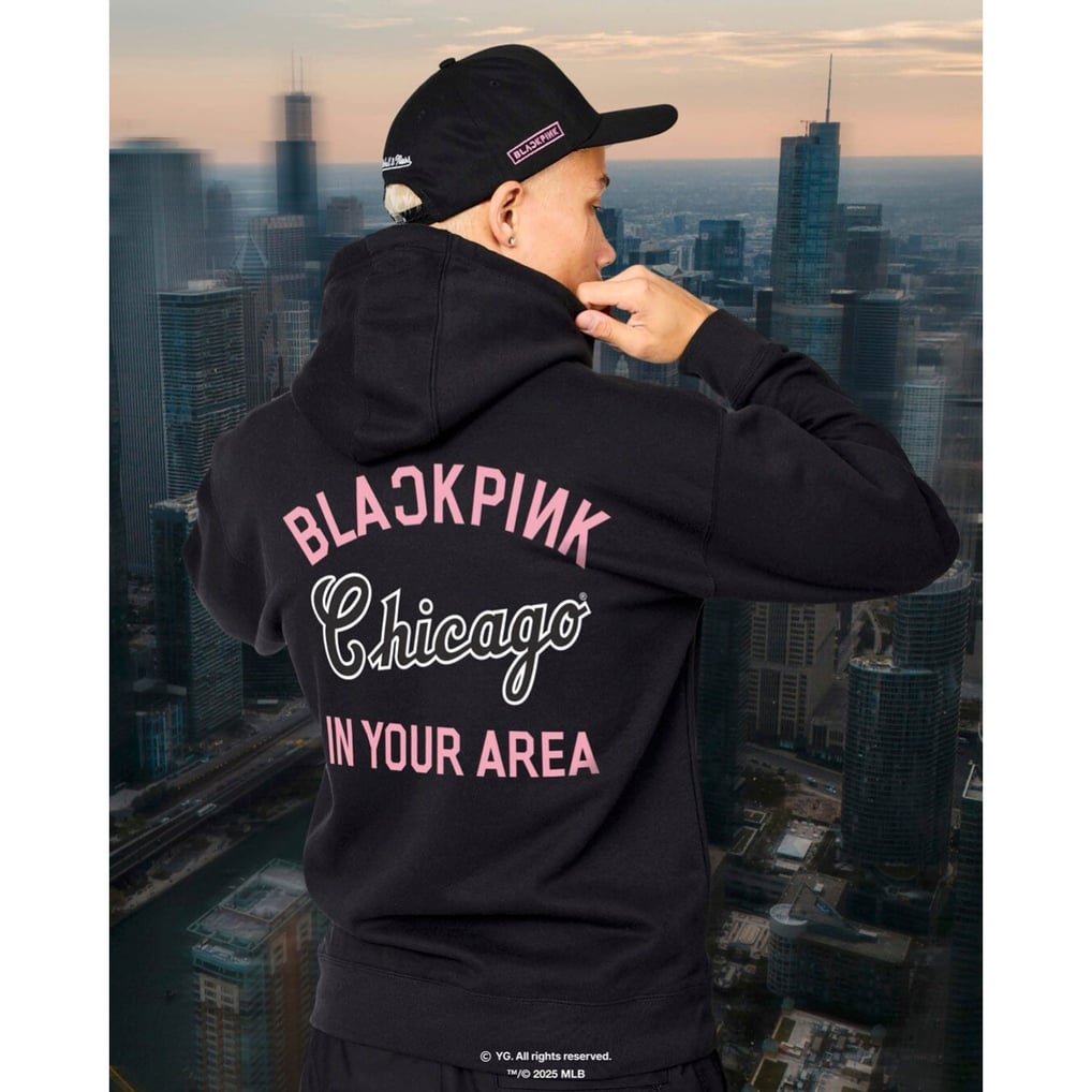 Chicago White Sox Black PINK x MLB Pullover Hoodie