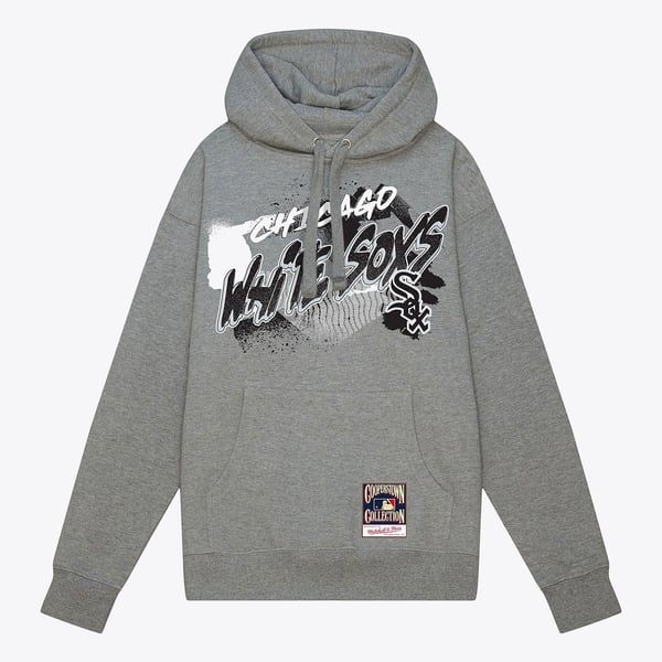 Chicago White Sox Gray Cooperstown Graffiti Pullover Hoodie