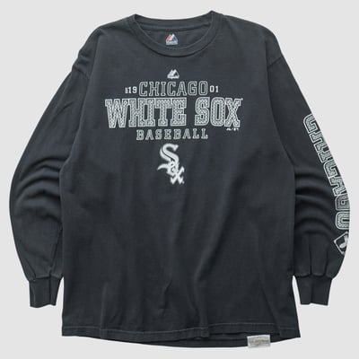 Chicago White Sox Majestic 2010s Long Sleeve T-shirt - Black - S by Fanatics Real Vintage