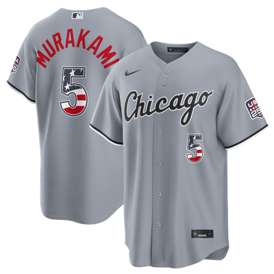 Fourth of July Chicago White Sox Munetaka Murakami Nike Gray USA 250 Stadium Jersey