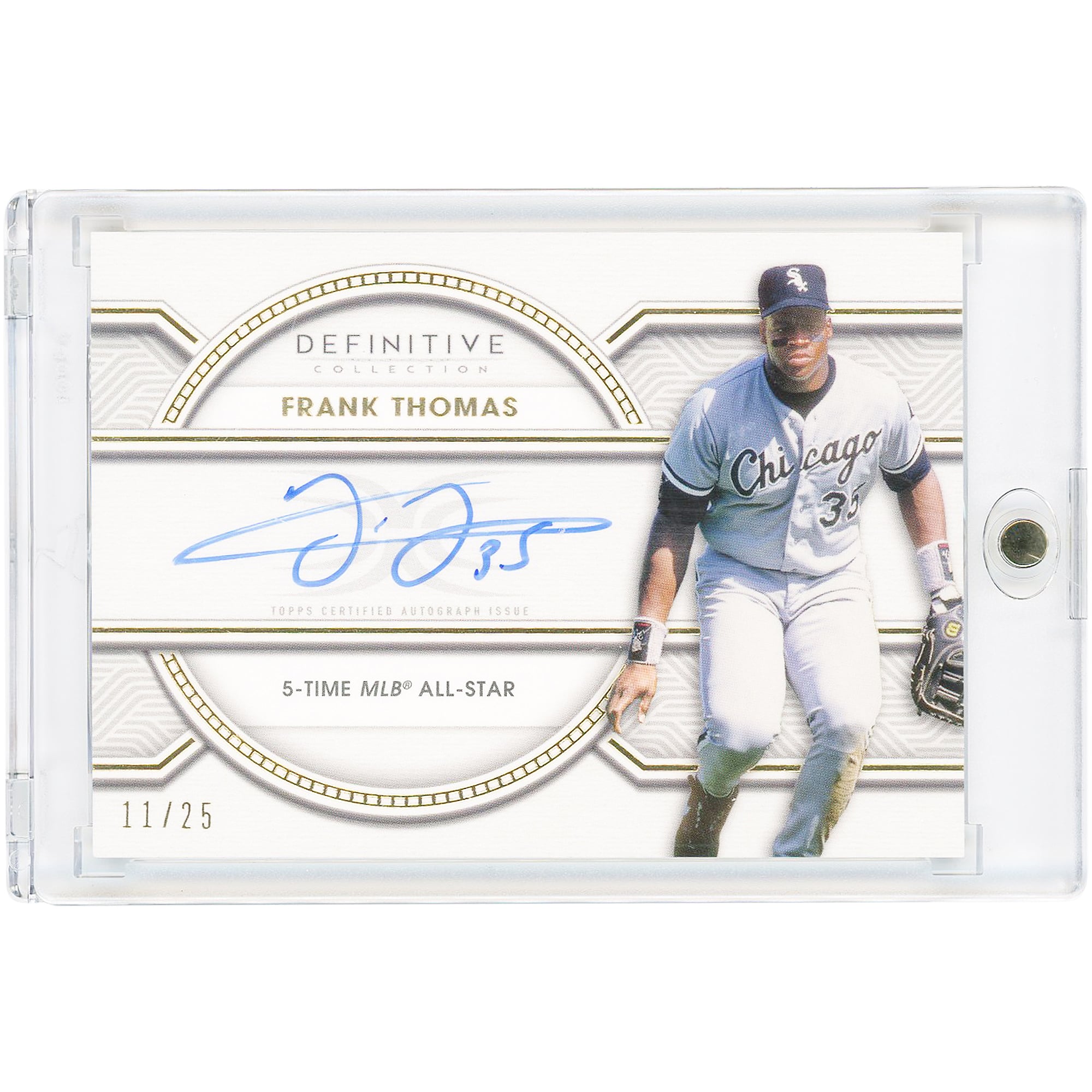 Frank Thomas Chicago White Sox Autographed 2022 Topps Definitive #LAC-FT #11/25 Card