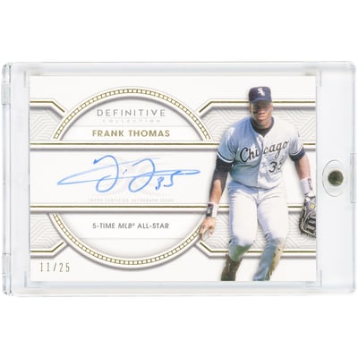 Frank Thomas Chicago White Sox Autographed 2022 Topps Definitive #LAC-FT #11/25 Card