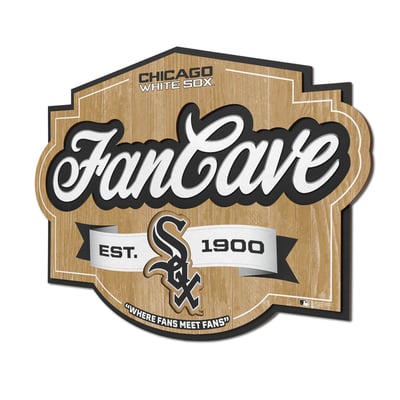 Chicago White Sox IDNA 12.5" x 17" Fan Cave Sign