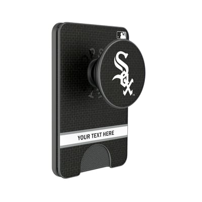Chicago White Sox Keyscaper Personalized Solid PopSockets Magnetic Wallet