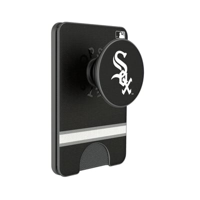 Chicago White Sox Keyscaper Stripe PopSockets Magnetic Wallet