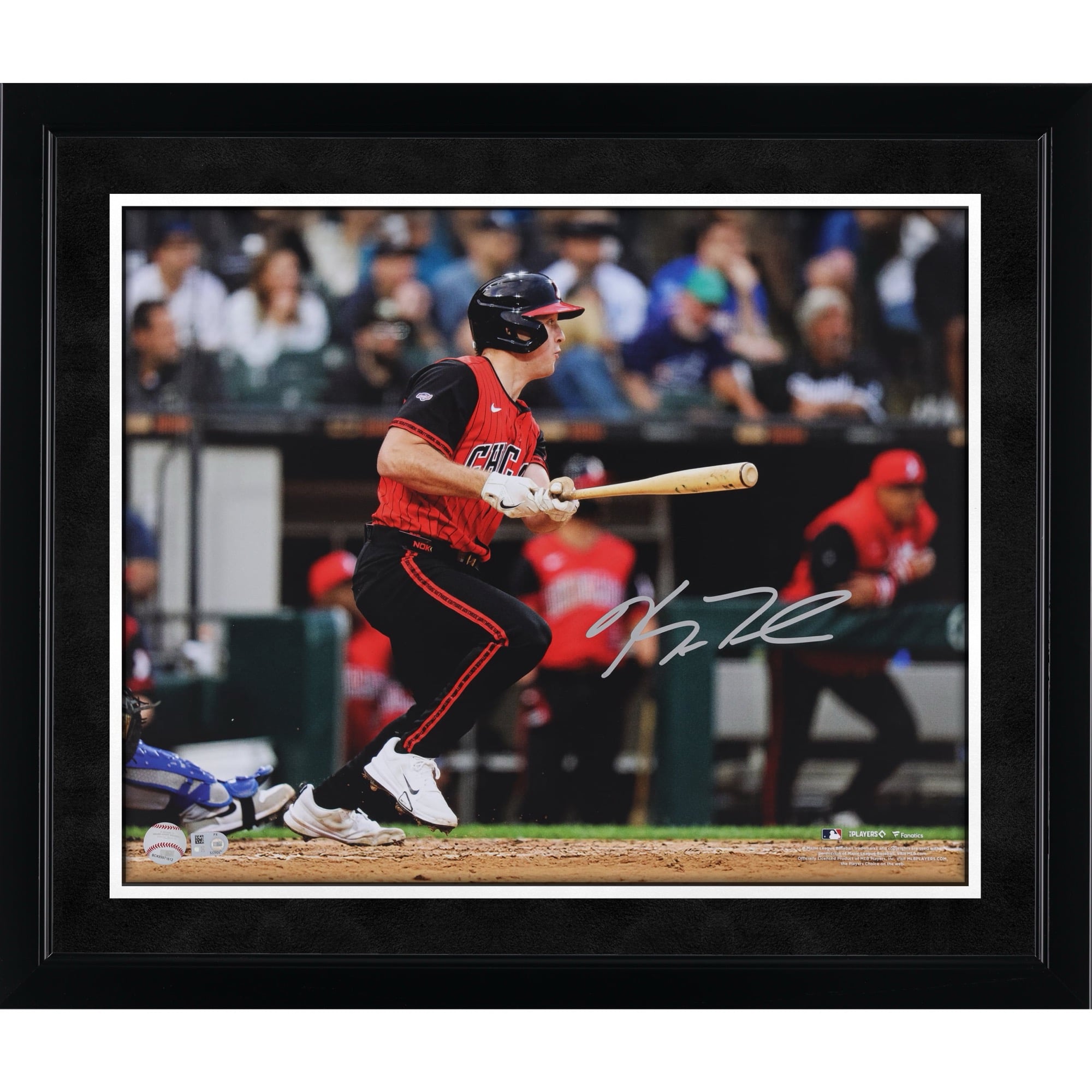 Kyle Teel Chicago White Sox Autographed 16" x 20" MLB Debut Photograph
