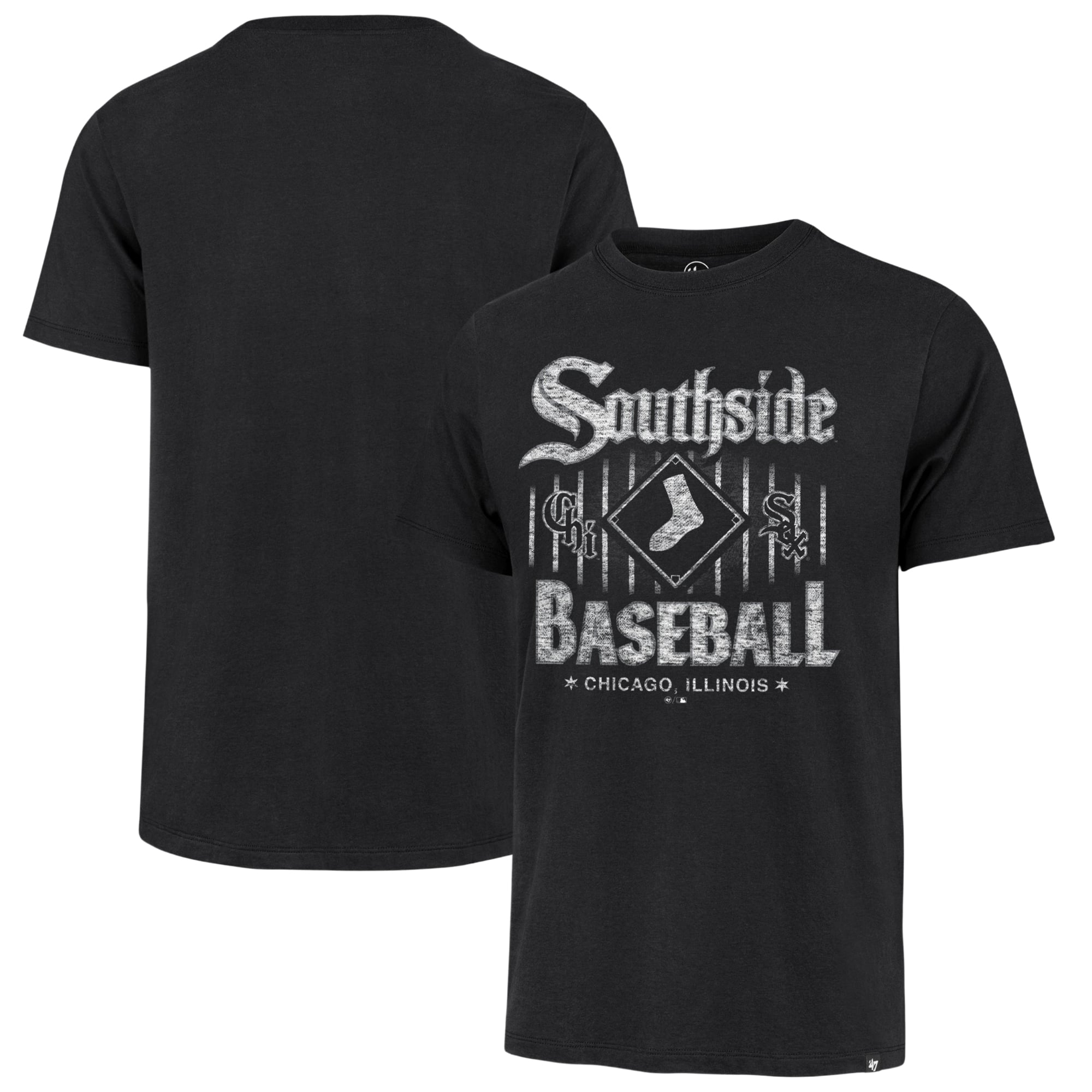 T-shirt homme noir '47 Chicago White Sox South Side Franklin